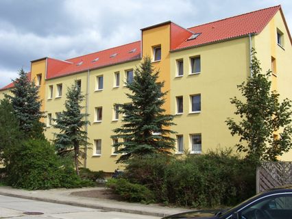 Wärmedämmung am Wohnblock in Wittenberg-Appollensdorf